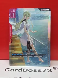 Lady Luck (C+)Gundam Card Game . Starter Deck 08: FlasC+ . ST08-013 - Image 3