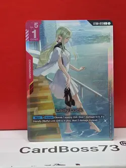 Lady Luck (C+)Gundam Card Game . Starter Deck 08: FlasC+ . ST08-013 - Image 5