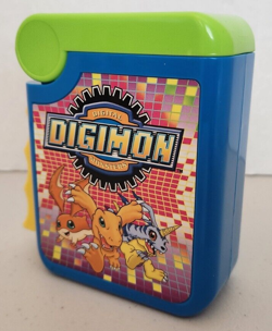Vintage Digimon 2000 Card Dispenser Fox Kids 03680 Used - Image 1