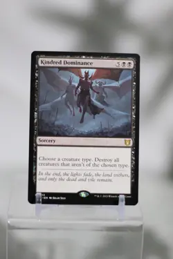 1x MTG Kindred Dominance - Commander: Wilds of Eldraine (WOC) #113 - Magic - Image 1
