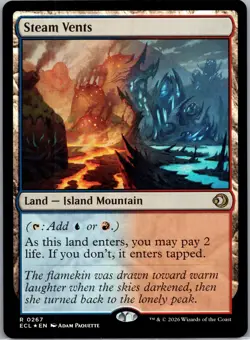 Steam Vents : MTG *FOIL* Lorwyn Eclipsed ECL #0267 / NM *Ships FAST* - Image 1