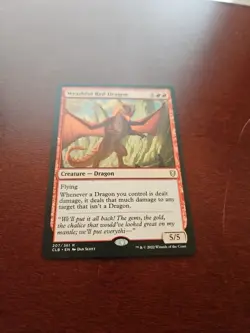 MTG Wrathful Red Dragon - Commander Legends: Battle for Baldur's Gate #207 - Image 3