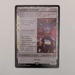 Summon: Bahamut MTG Mythic Rare Magic: The Gathering Final Fantasy 10 FFX - Image 1