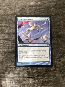 MTG 1x Favorable Winds x1 LP Avacyn Restored - Image 1