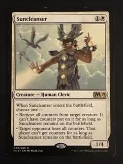1x Suncleanser (39) Core Set 2019 LP MTG Magic the Gathering x1 MKE - Image 1