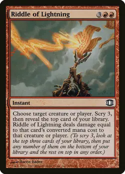 1x Riddle of Lightning - NM English MTG - Future Sight - Image 1
