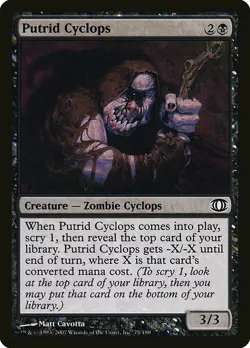 1x Putrid Cyclops - NM English MTG - Future Sight - Image 1