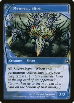 1x Mesmeric Sliver - NM English MTG - Future Sight - Image 1