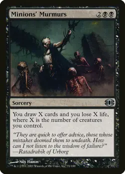 1x Minions' Murmurs - NM English MTG - Future Sight - Image 1