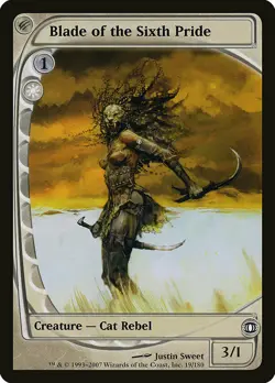 1x Blade of the Sixth Pride - NM English MTG - Future Sight - Image 1