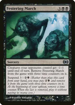 1x Festering March - NM English MTG - Future Sight - Image 1