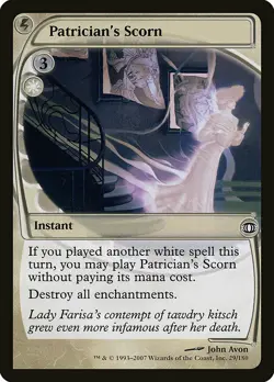 1x Patrician's Scorn - NM English MTG - Future Sight - Image 1