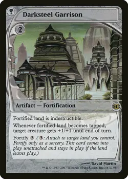1x Darksteel Garrison - NM English MTG - Future Sight - Image 1