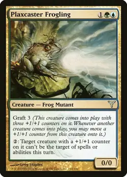 1x Plaxcaster Frogling - NM English MTG - Dissension - Image 1