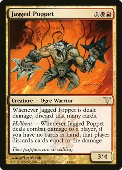 1x Jagged Poppet - NM English MTG - Dissension - Image 1