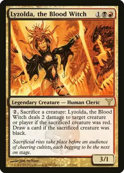 1x Lyzolda, the Blood Witch - NM English MTG - Dissension - Image 1
