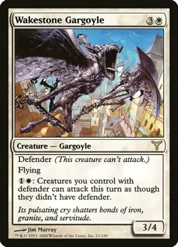 1x Wakestone Gargoyle - NM English MTG - Dissension - Image 1