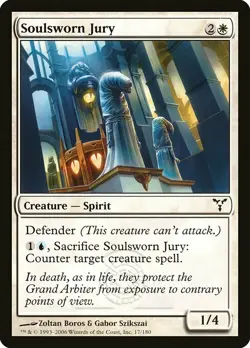 1x Soulsworn Jury - NM English MTG - Dissension - Image 1