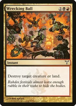 1x Wrecking Ball - NM English MTG - Dissension - Image 1