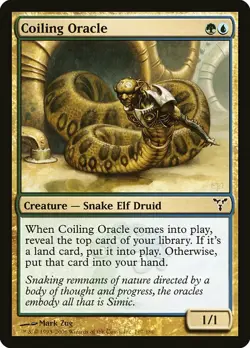 1x Coiling Oracle - NM English MTG - Dissension - Image 1