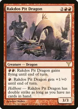1x Rakdos Pit Dragon - NM English MTG - Dissension - Image 1