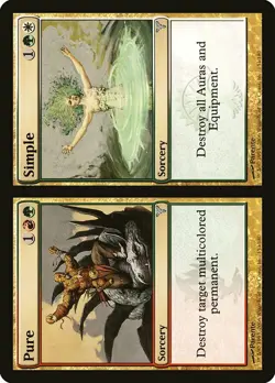 1x Pure // Simple - NM English MTG - Dissension - Image 1