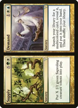 1x Supply // Demand - NM English MTG - Dissension - Image 1