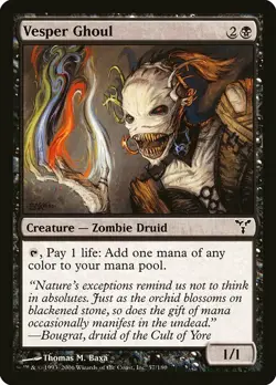 1x Vesper Ghoul - NM English MTG - Dissension - Image 1