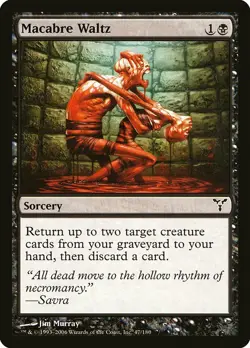 1x Macabre Waltz - NM English MTG - Dissension - Image 1