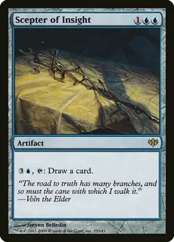 1x Scepter of Insight - NM English MTG - Conflux - Image 1