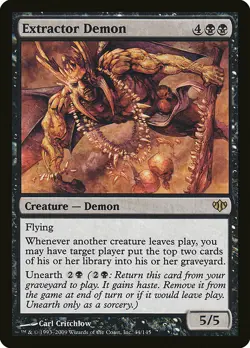 1x Extractor Demon - NM English MTG - Conflux - Image 1