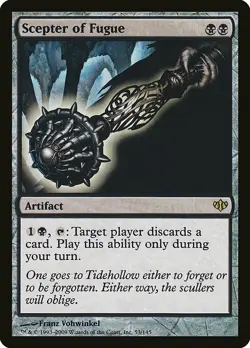 1x Scepter of Fugue - NM English MTG - Conflux - Image 1