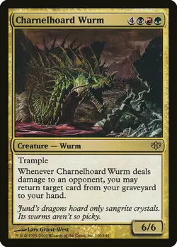 1x Charnelhoard Wurm - NM English MTG - Conflux - Image 1