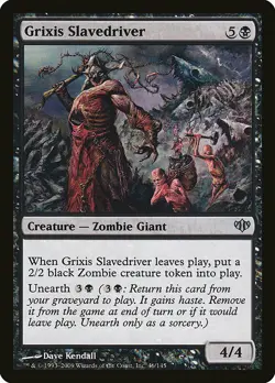 1x Grixis Slavedriver - NM English MTG - Conflux - Image 1
