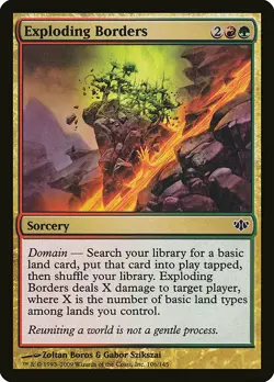 1x Exploding Borders - NM English MTG - Conflux - Image 1