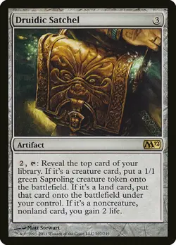 1x Druidic Satchel - NM English MTG - Magic 2012 - Image 1