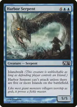1x Harbor Serpent - NM English MTG - Magic 2012 - Image 1