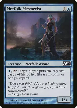 1x Merfolk Mesmerist - NM English MTG - Magic 2012 - Image 1