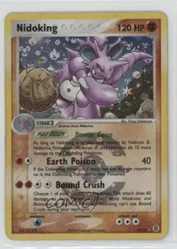 Nidoking Reverse Foil Pokemon EX FireRed & LeafGreen #8 2004 - Image 1