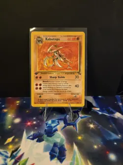 Pokemon TCG Kabutops Fossil 24/62 1st Edition Non Holo Rare LP/MP - Image 1