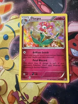 Pokemon TCG Florges 66/106 Flashfire Holo Holo Rare - Image 1
