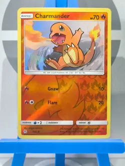 Charmander 7/68 - Reverse Holo Common - Sun & Moon Hidden Fates - Pokemon TCG - Image 3