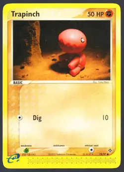 Trapinch 78/97 Pokemon EX Dragon LP - Image 1