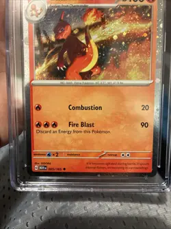 2023 Pokemon Scarlet & Violet 151 - CHARMELEON 005/165 CGC 10 Gem Mint - Image 3