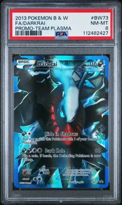*PSA 8* Darkrai FULL ART #BW73 Pokemon Black & White BLACK STAR PROMO *NM-MT* - Image 1