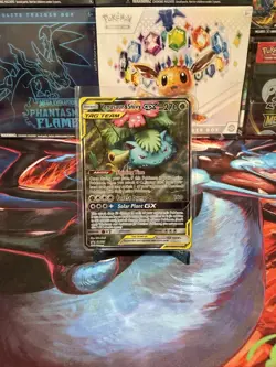 Venusaur & Snivy GX SM229 Pokemon Black Star Promo LP 🍀 - Image 1