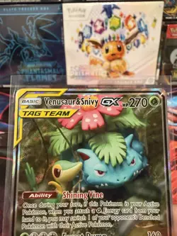 Venusaur & Snivy GX SM229 Pokemon Black Star Promo LP 🍀 - Image 5