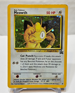 Meowth 10 GameBoy Holo Black Star Promo Pokemon 754 - Image 1