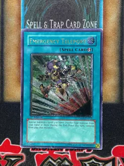 Yugioh Emergency Teleport TDGS-EN053 Ultimate Rare 1st Edition HP - Image 1