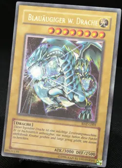 Yu-Gi-Oh! Blauaugiger W. Drache BNZ-G001 Ultra Rare [G-EX] Blue-Eyes | DE 2003 - Image 3